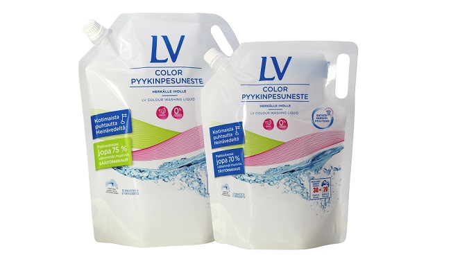 jerrycan spout pouches for liquid laundry detergent